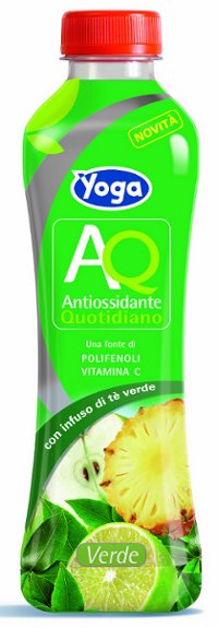 bottiglia yoga verde